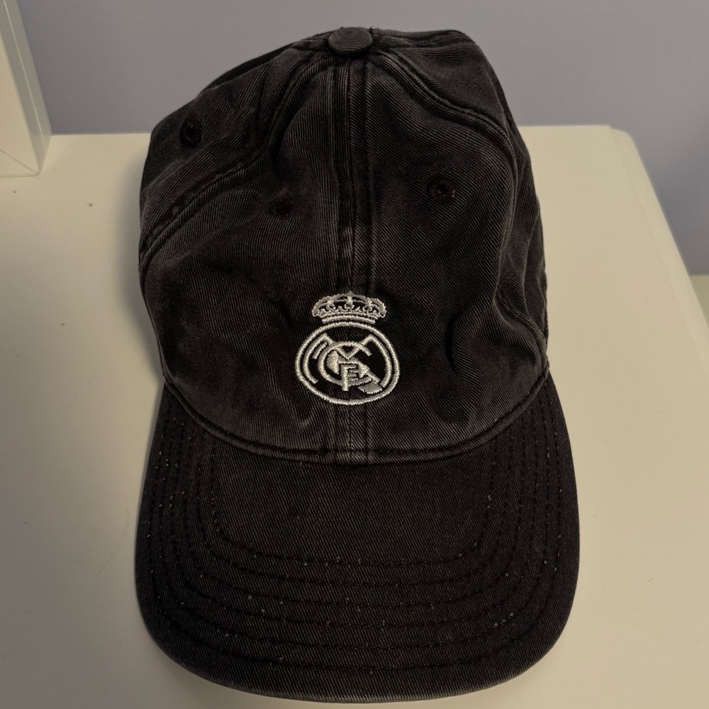 Black Cap with Embroidered Logo